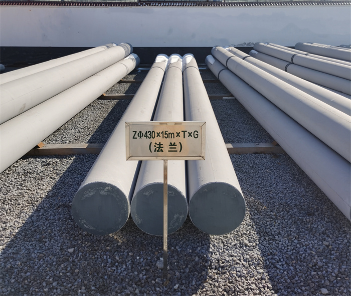 衢州430×15米×T×G砼电力电杆